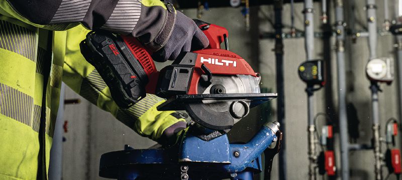 Akumulatora ripzāģis SC 4MR-22 Viegls un kompakts akumulatora ripzāģis griešanai virs galvas līdz pat 51 mm│2” dziļumā (Nuron akumulatora platforma) Pielietojumi 1