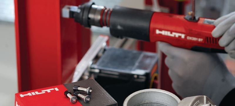 6.8/11 M10 brūni Clean-Tec pulverveida lādiņi Clean-Tec patronas izmantošanai ar pulvera montāžas instrumentiem DX 351-BT un DX 351-BTG Pielietojumi 1