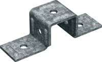 MT-CC-40/50 paneļa savienotājs Plāksne montāžas savienotāja profiliem, kas paredzēta piestiprināšanai pie statņiem vai MT sijām, tostarp karstuma/aukstuma ierobežošanai datu centros