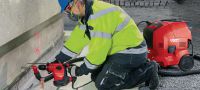 Perforators TE 30-AVR Jaudīgs un lielai slodzei paredzēts perforators SDSbPlus (TE-C) ar aktīvās vibrācijas kontroles (AVR) tehnoloģiju urbšanas un koriģējošās kalšanas darbiem betonā Pielietojumi 2