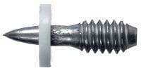 X-EM6H P12 naglas ar vītni Oglekļa tērauda vītņtapa, kas paredzēta lietošanai kopā ar pulvera montāžas pistolēm tēraudam (ar 12 mm paplāksni)