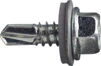S-MD 51 Z pašurbjošas metāla skrūves Pašurbjoša skrūve (no cinkota oglekļa tērauda) ar 16 mm paplāksni plāna metāla (līdz 3 mm) stiprināšanai pie metāla