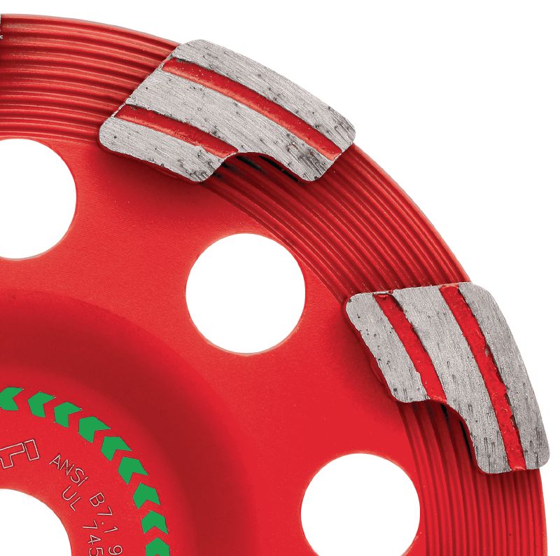SPX abrazīvs dimanta slīpēšanas disks (saderīgs ar DGH 150) Izcilas veiktspējas dimanta slīpēšanas disks, kas paredzēts dimanta slīpēšanas instrumentam DG/DGH 150 – nenogatavināta un abrazīva betona slīpēšanai