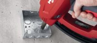 X-GN MX betona naglas (lentā) Naglas lentā stiprināšanai pie betona un citiem pamatmateriāliem, izmantojot GX 120 gāzes naglu pistoli Pielietojumi 4