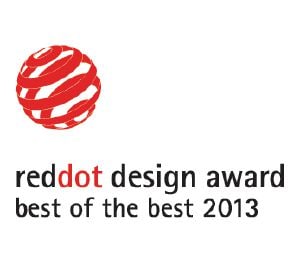                Šim izstrādājumam tika piešķirts “Red Dot Design Award” apbalvojums “Best of the Best” (Labākais no labākajiem).            