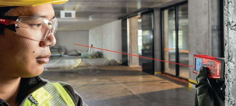 Lāzera tālmērs PD-I Izturīga lāzera mērierīce ar viedām mērīšanas funkcijām un Bluetooth savienojumu izmantošanai iekštelpās līdz 100 m attāluma Pielietojumi 1