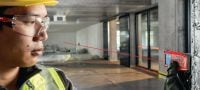 Lāzera tālmērs PD-I Izturīga lāzera mērierīce ar viedām mērīšanas funkcijām un Bluetooth savienojumu izmantošanai iekštelpās līdz 100 m attāluma Pielietojumi 3